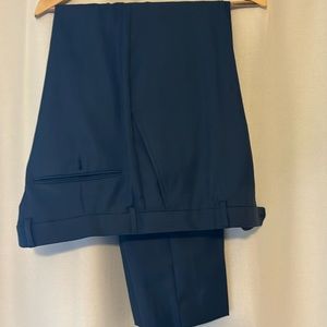 Stafford Navy Blue Suit Pants
